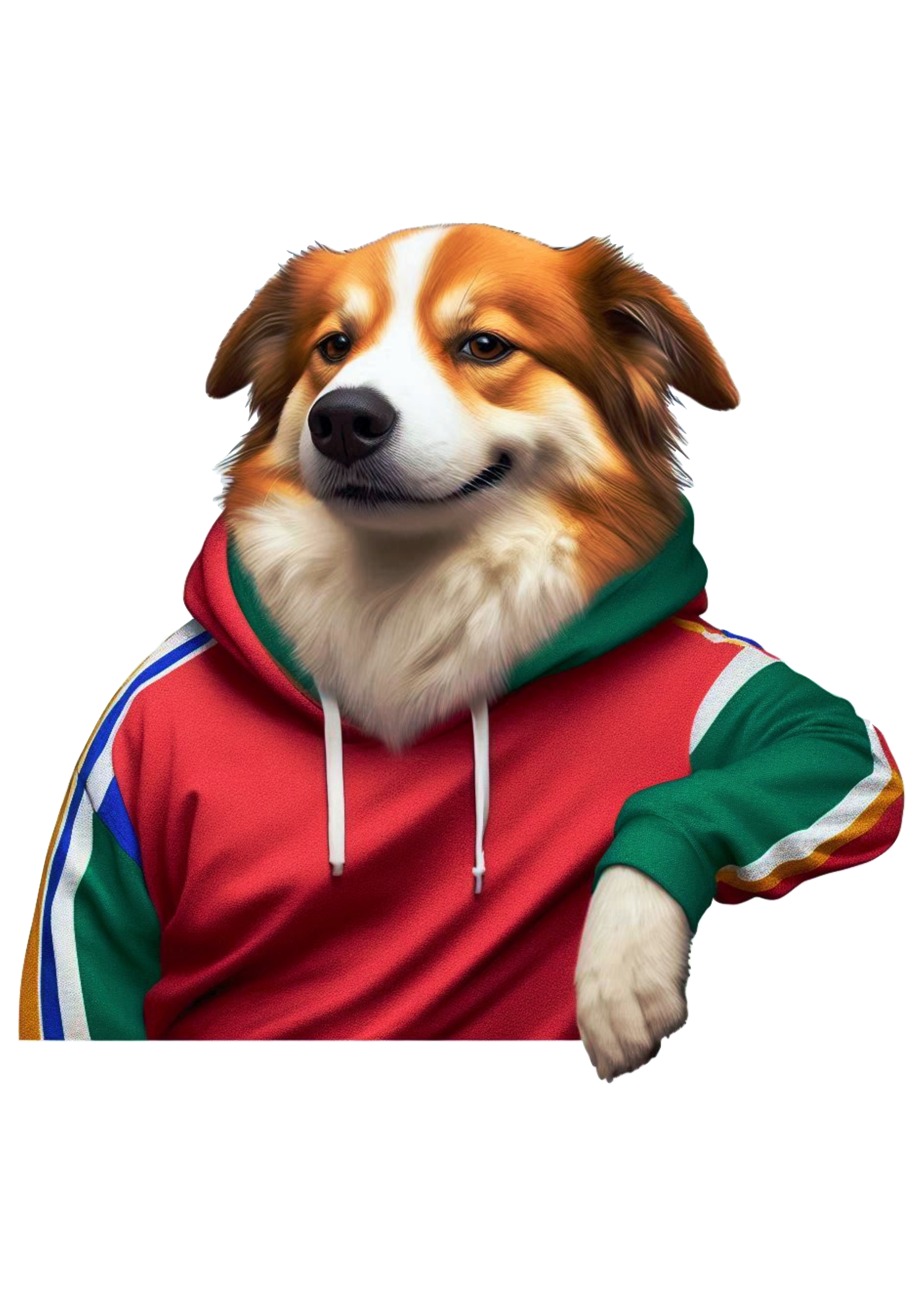 Relaxed Dog Pose: Perfect for Creating Funny Memes! Chill Guy PNG