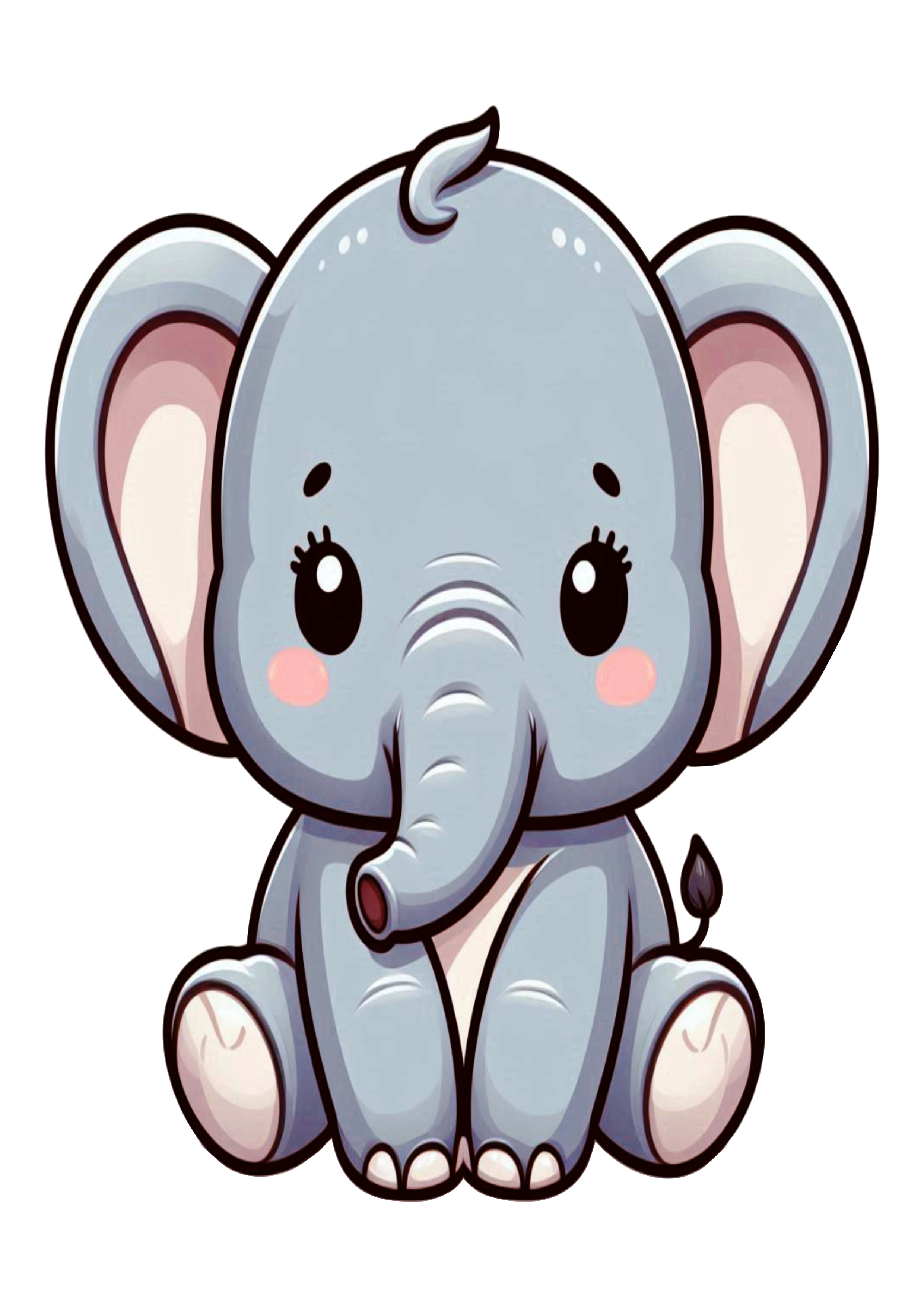 Decorate with Style: Elephant Drawing for Safari Themes PNG