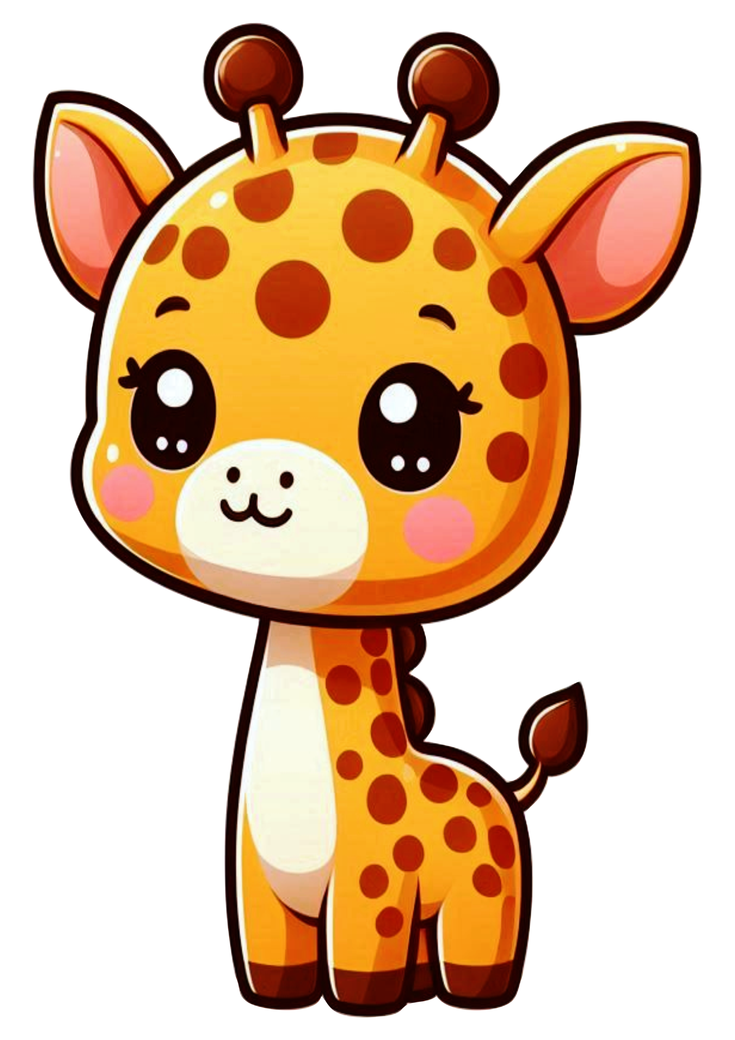 Giraffe Illustration in PNG