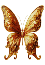 golden butterfly