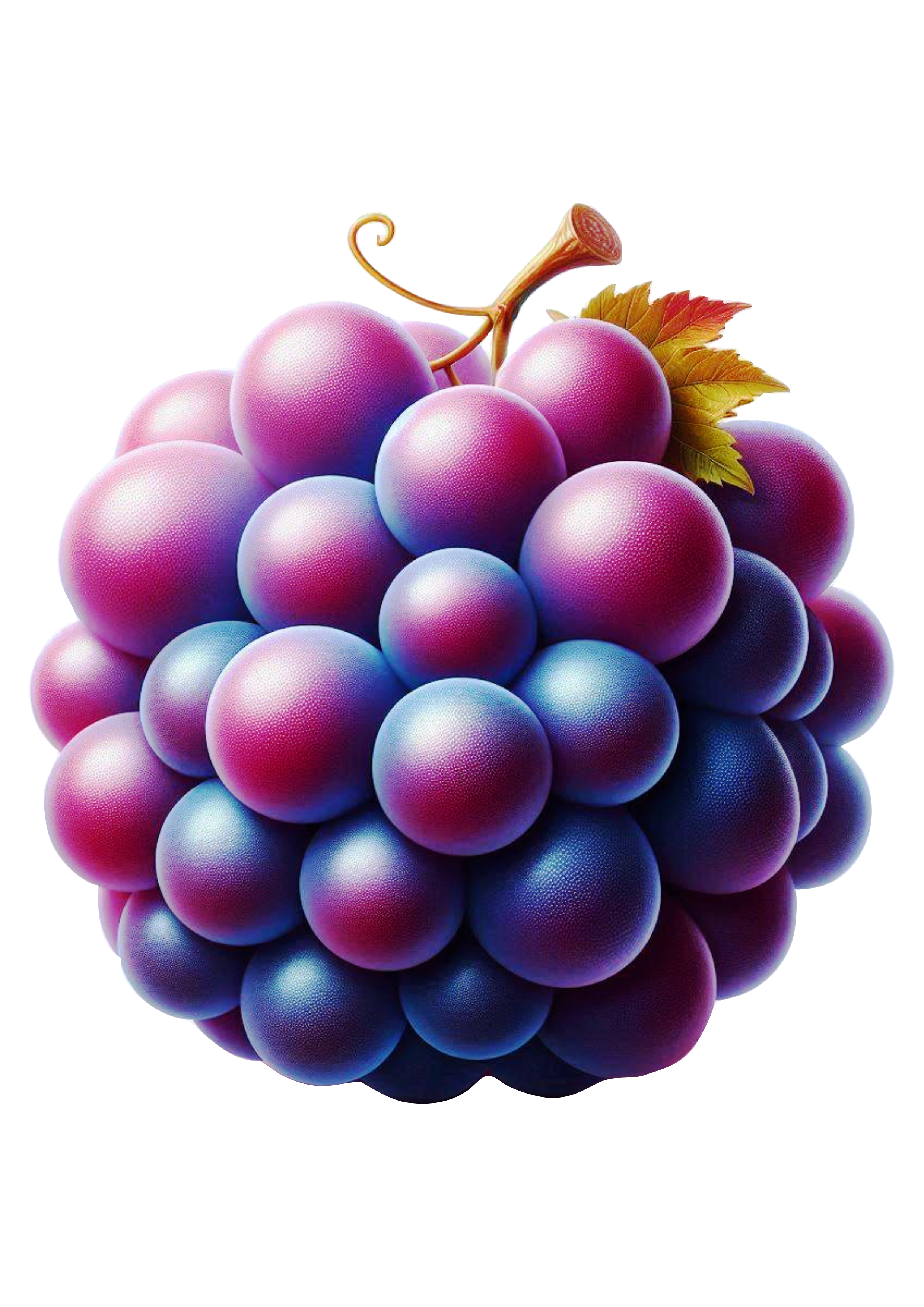 Grapes Cluster PNG