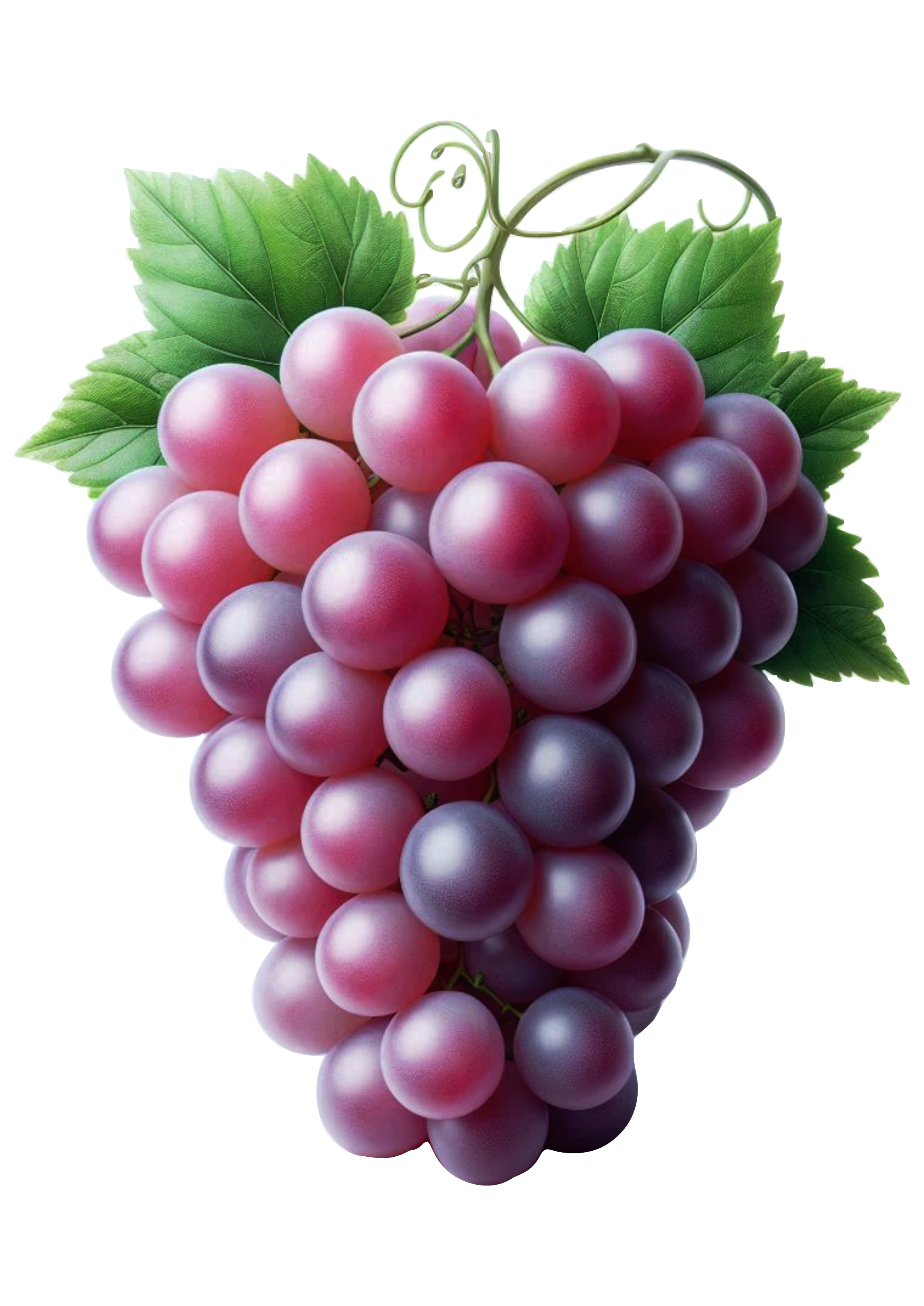 Grapes Cluster PNG: Transparent Background Image for Your Projects