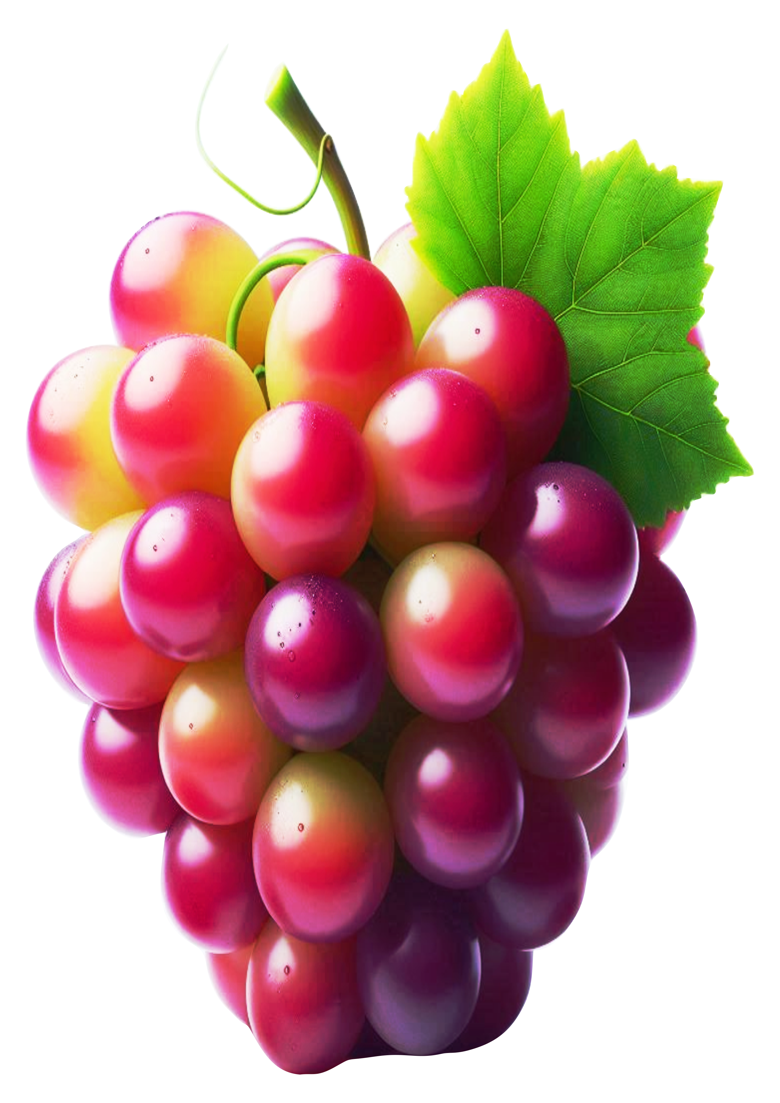 High-Quality Grapes Cluster: Download Free Transparent PNG