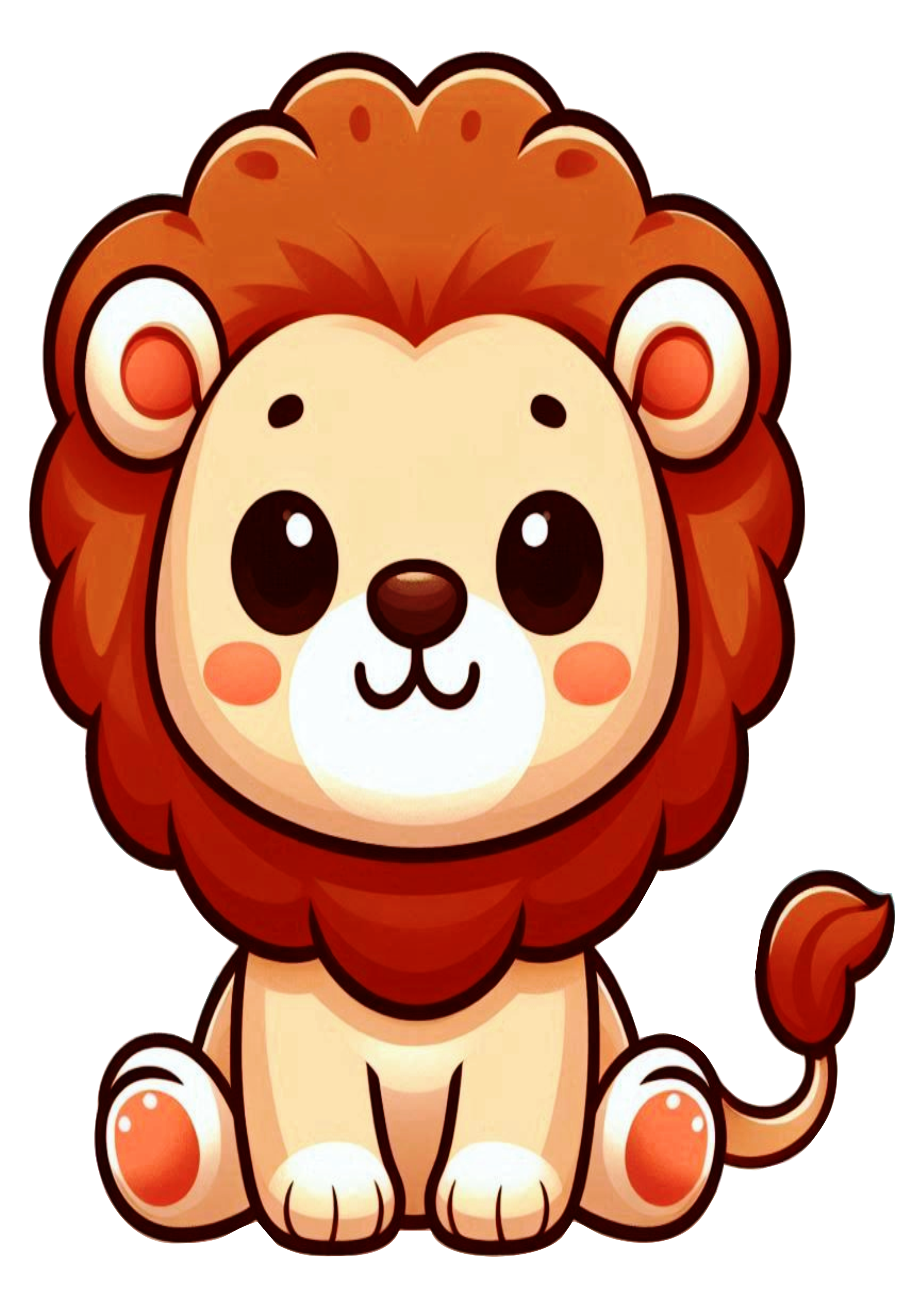 Lion Image in PNG for Safari-Themed Decorations