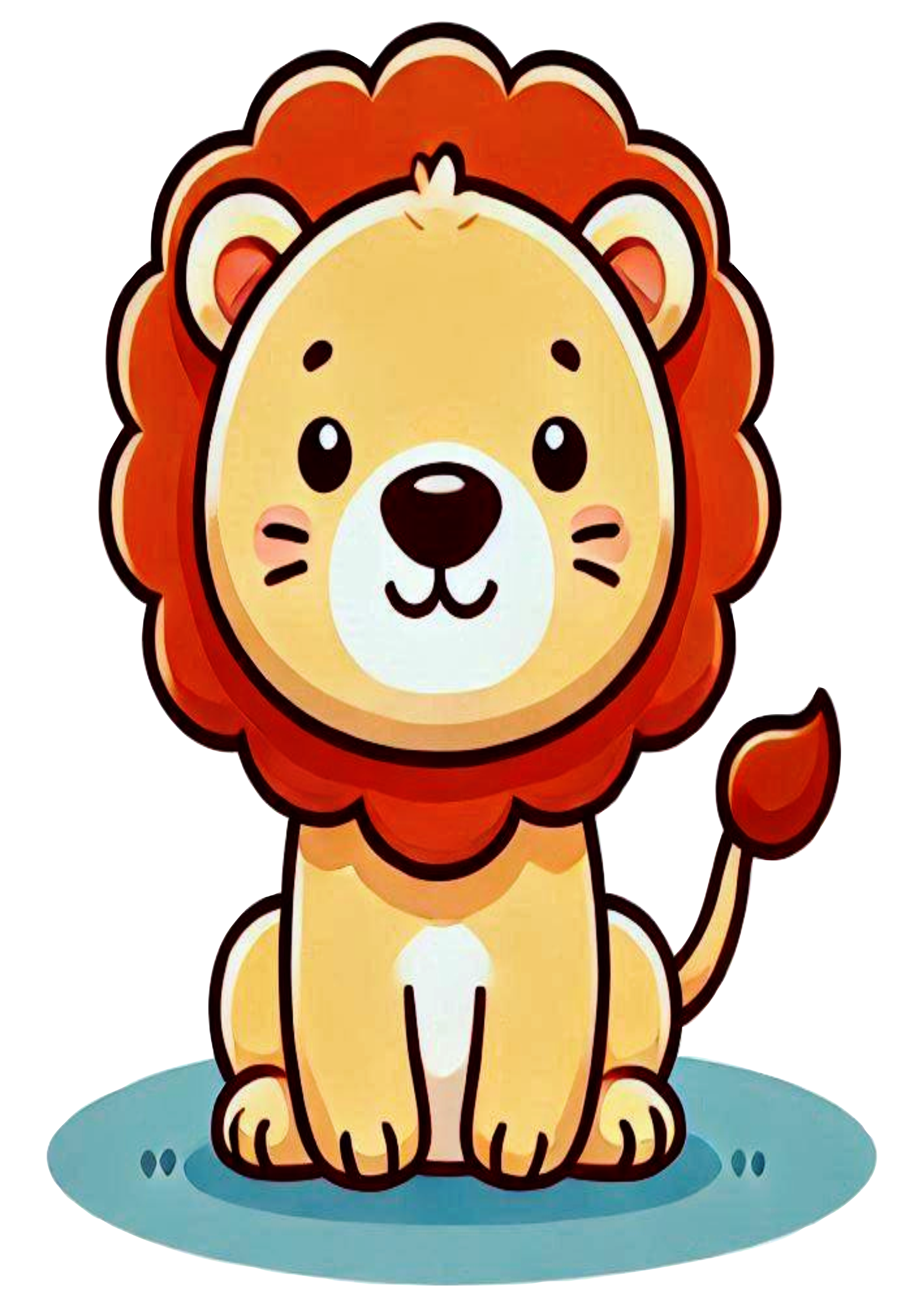 Safari Animal: Lion Artwork for Parties and Decorations PNG