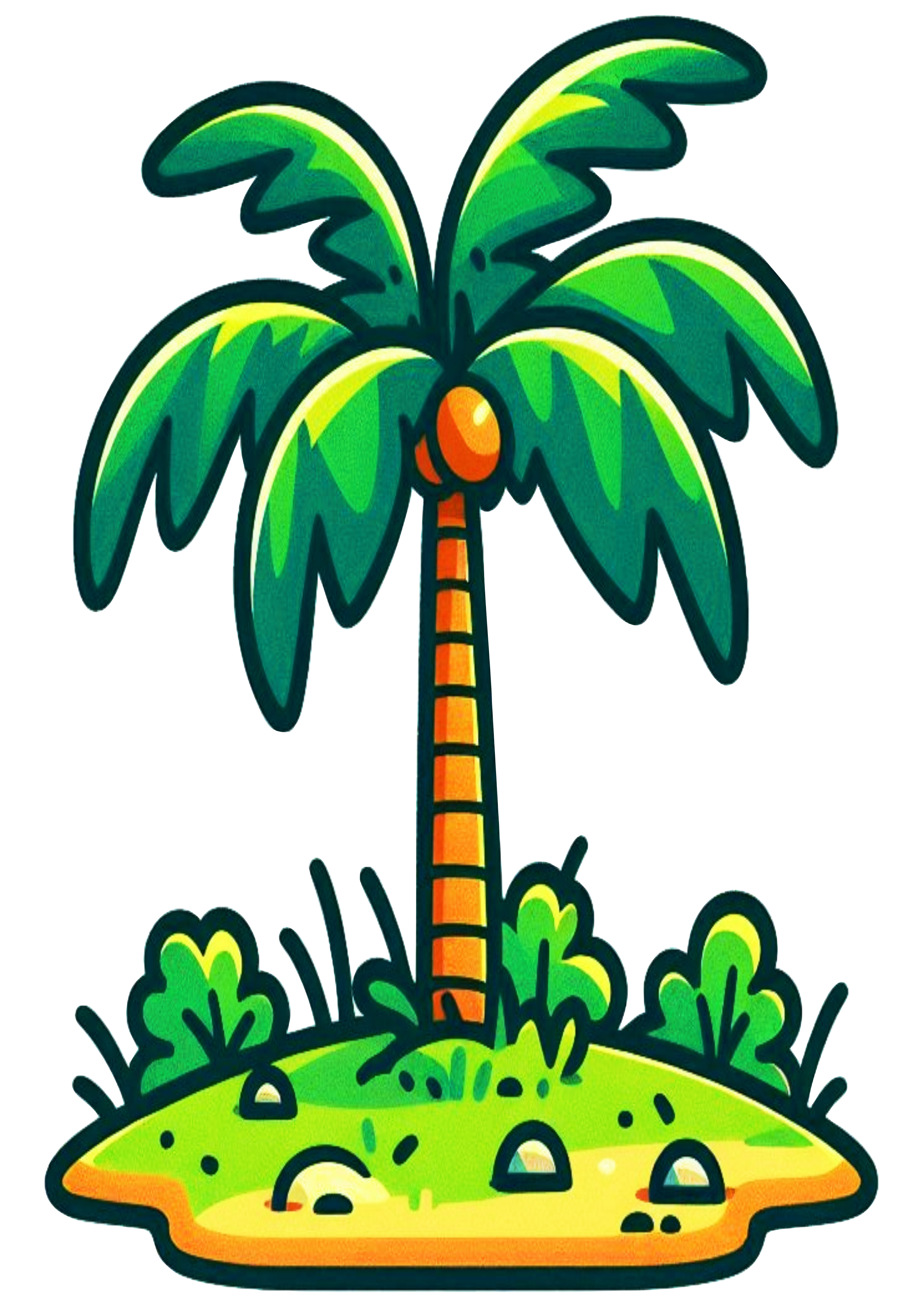 Palm Tree Drawing: PNG Artwork