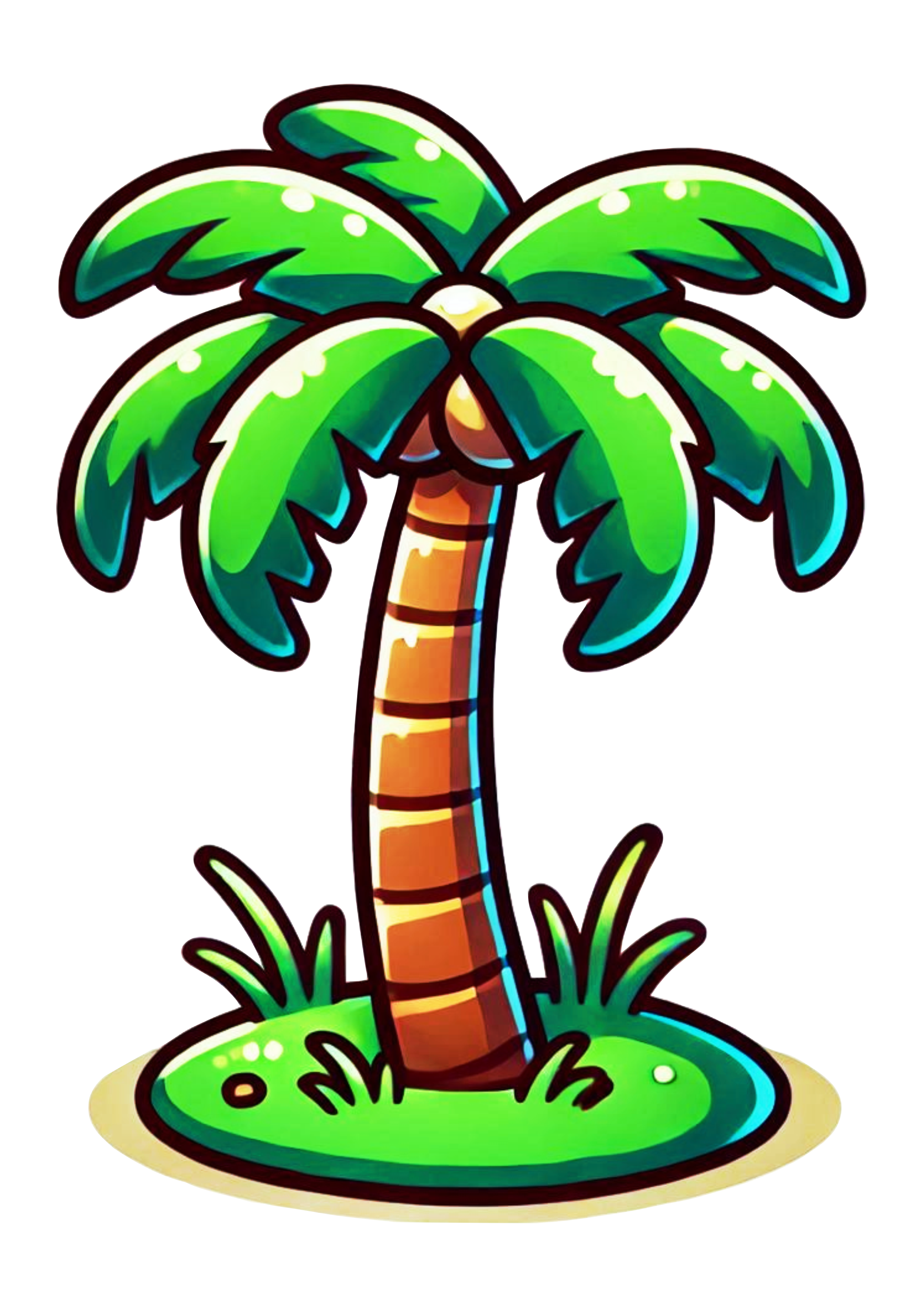 Tropical Palm Tree PNG