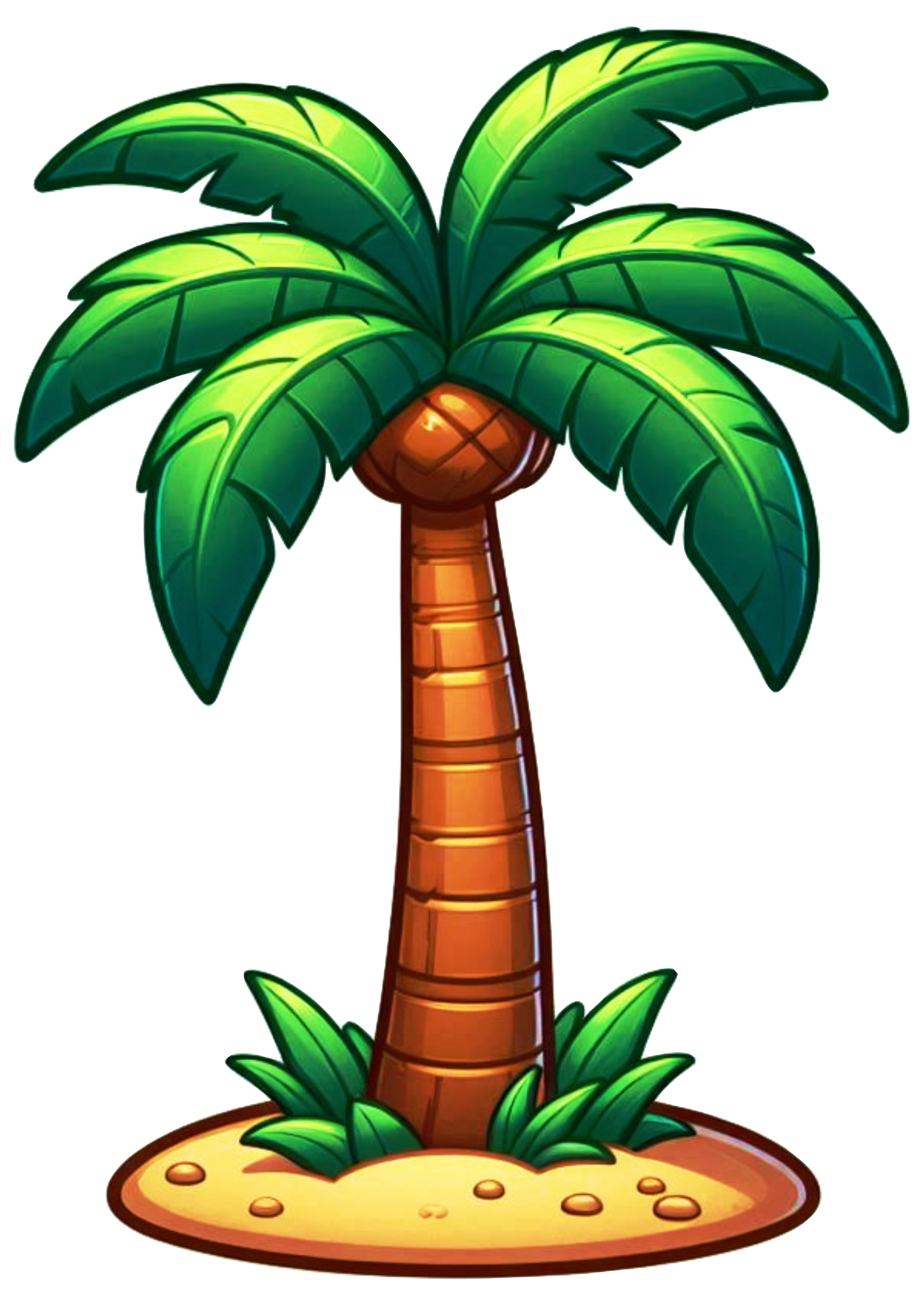 Tropical Palm Tree PNG: Perfect for Graphic Edits