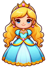 princess simple drawing