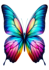 rainbow butterfly1