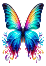 rainbow butterfly2