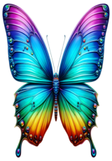 rainbow butterfly3