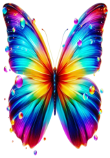 rainbow butterfly4