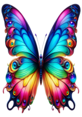 rainbow butterfly7