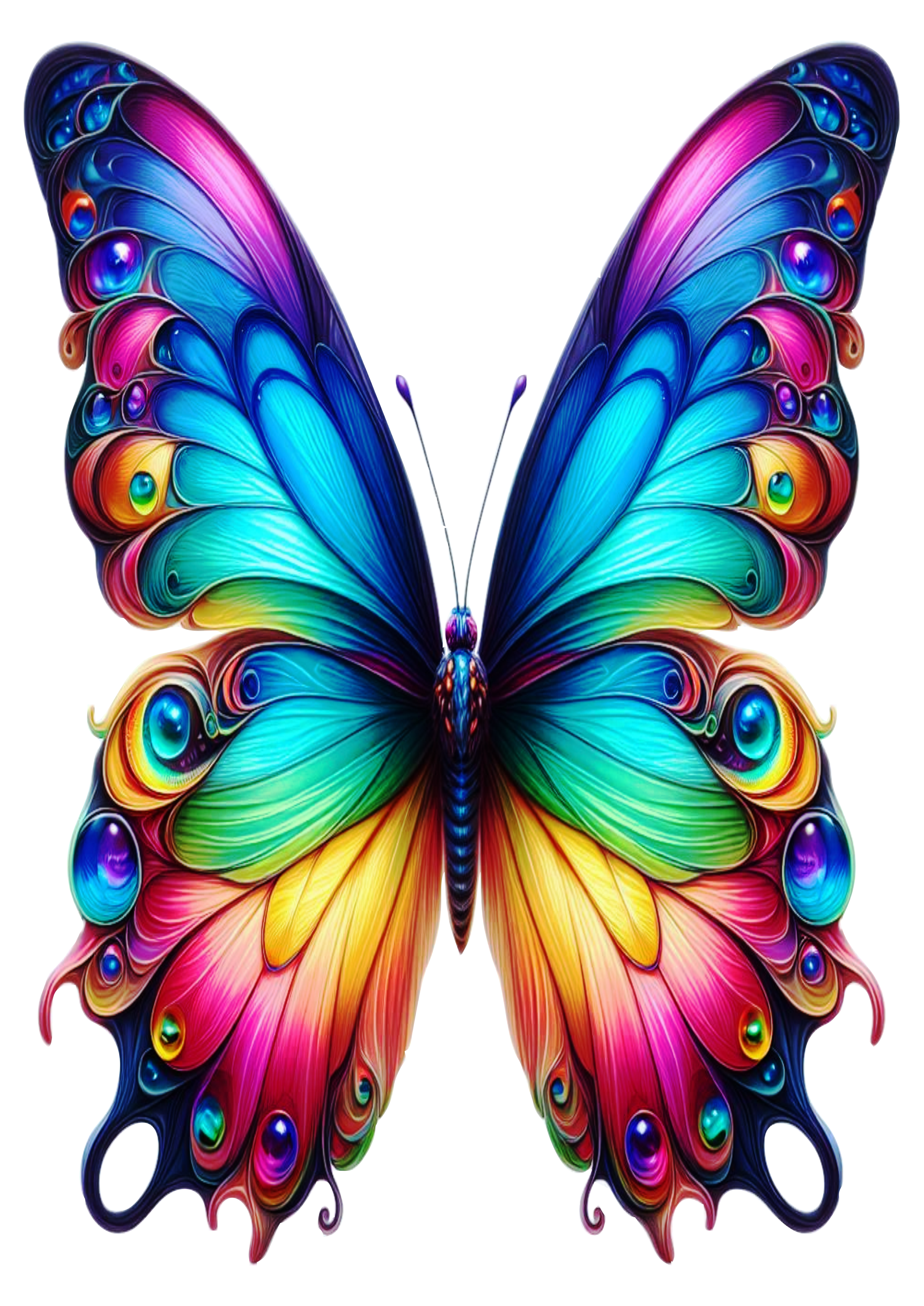 Graphic Butterfly Design: Ideal for Creative Projects PNG