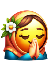 religious emoji praying prayer3