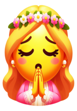 religious emoji praying prayer6