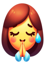 religious emoji praying prayer7