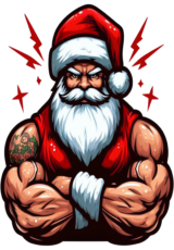 santa claus strong