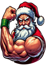 santa claus strong1