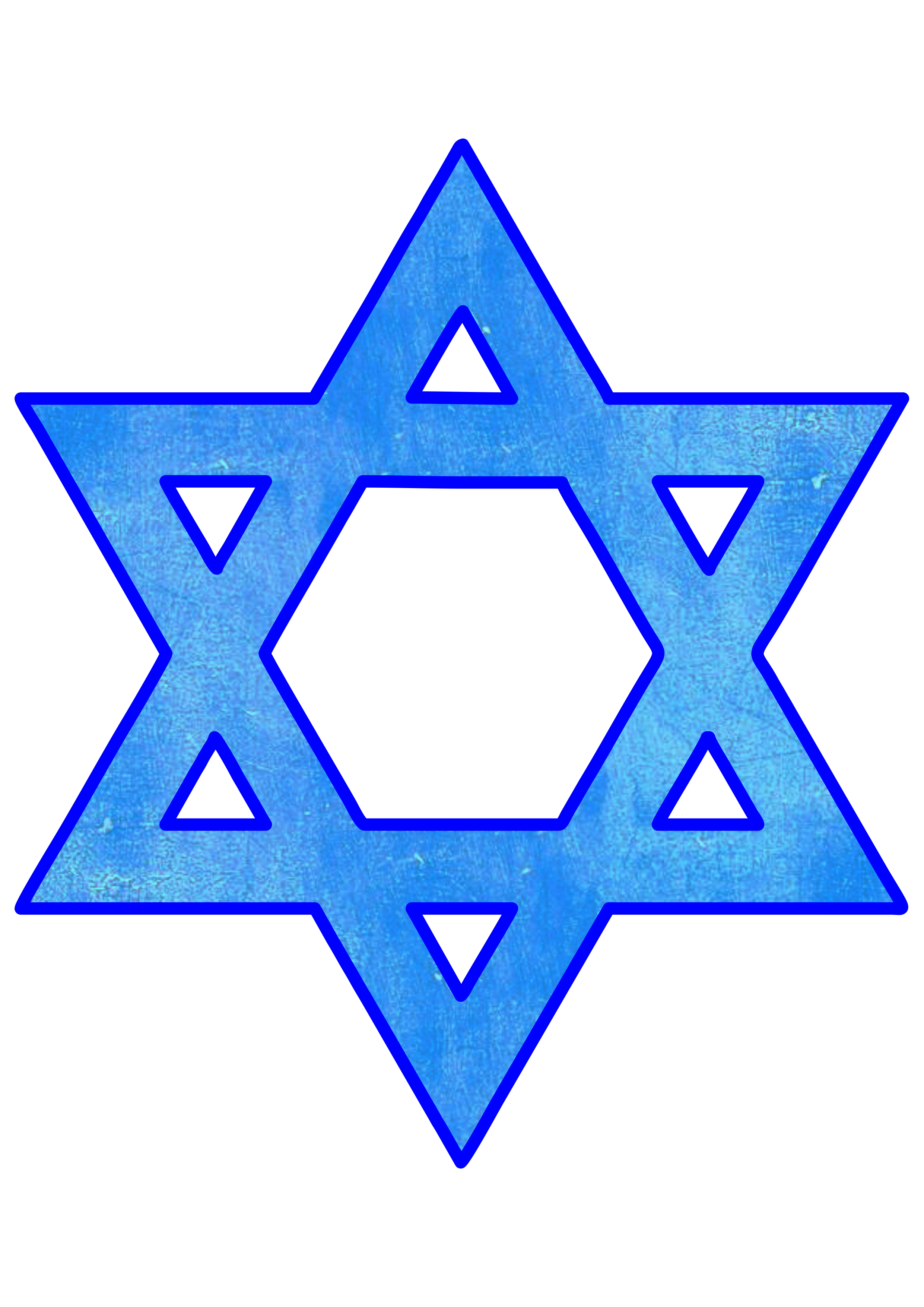 Vector Art of the Star of David – Perfect for Decoration and Design