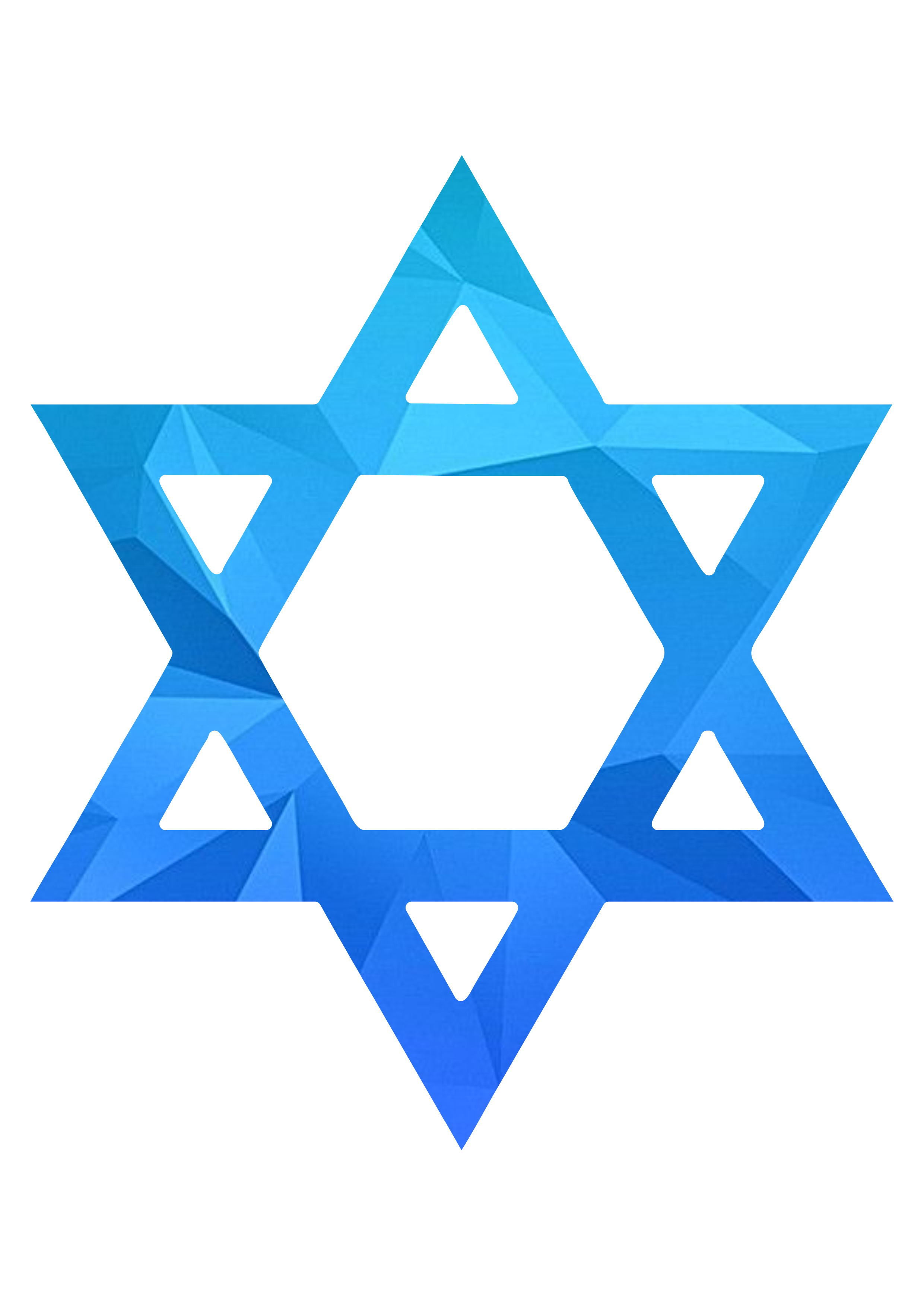 Star of David PNG Transparent – Ideal for Graphic Projects