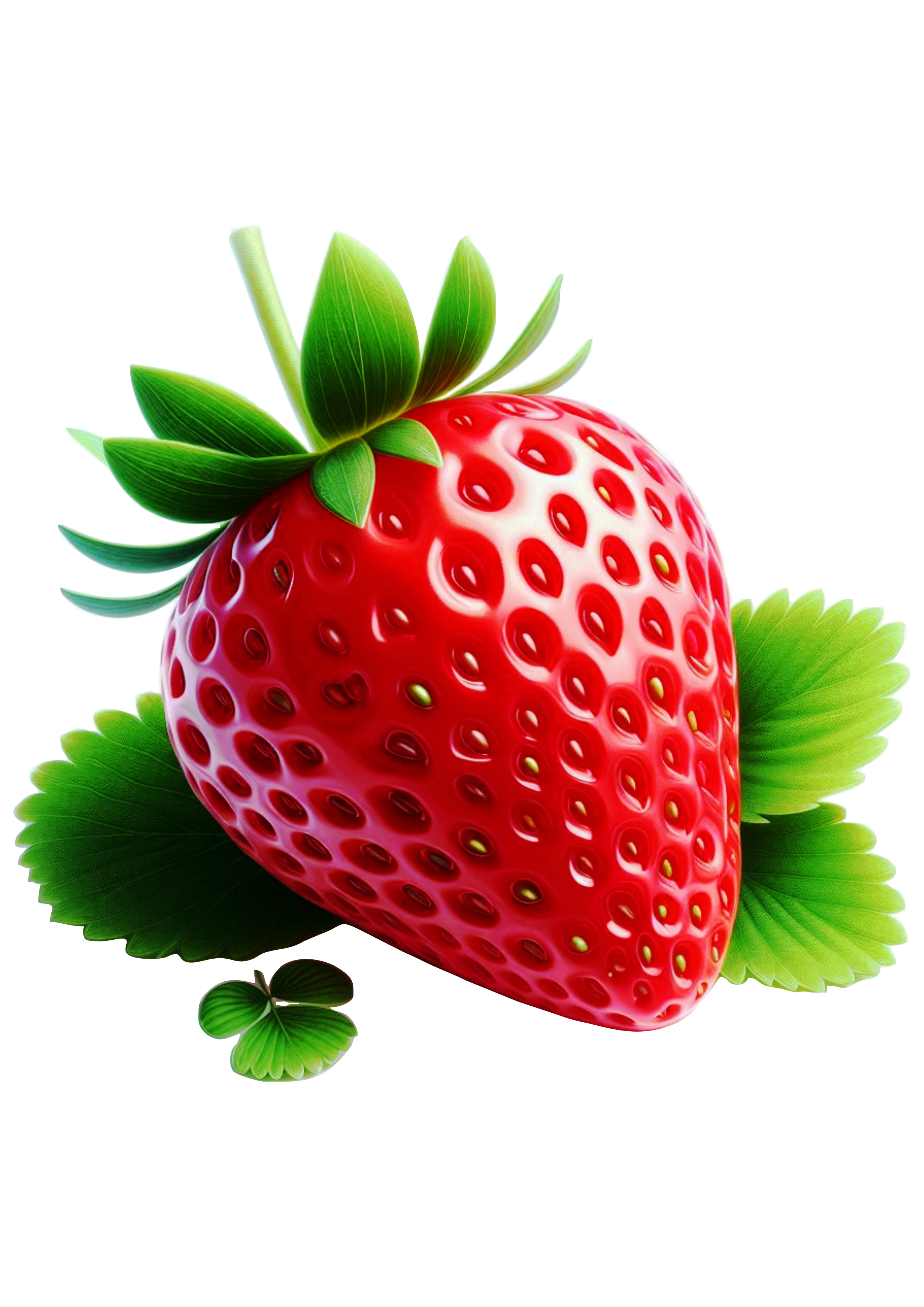 Strawberry PNG: Transparent Background Image for Graphic Projects