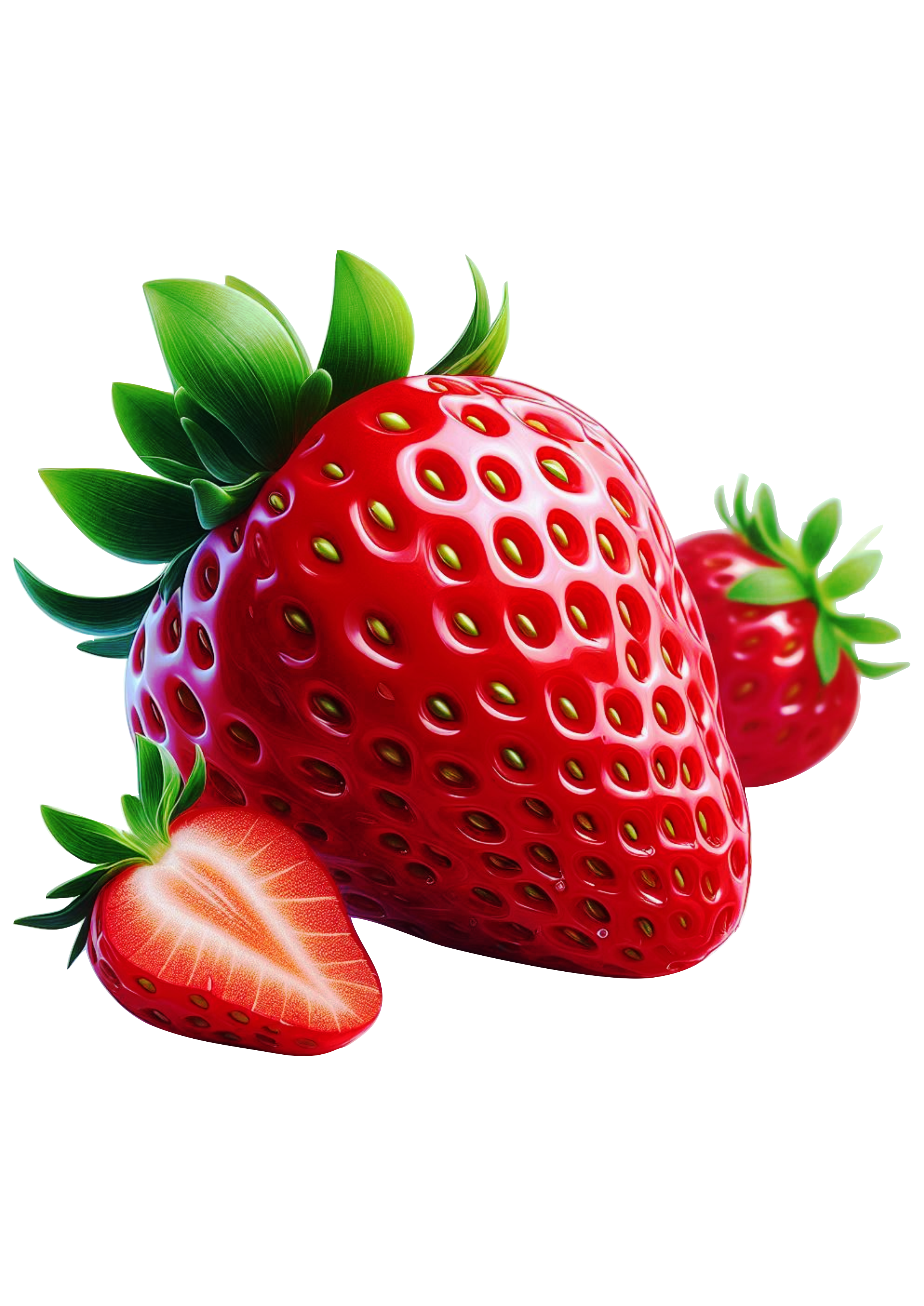 Strawberry Illustration in PNG