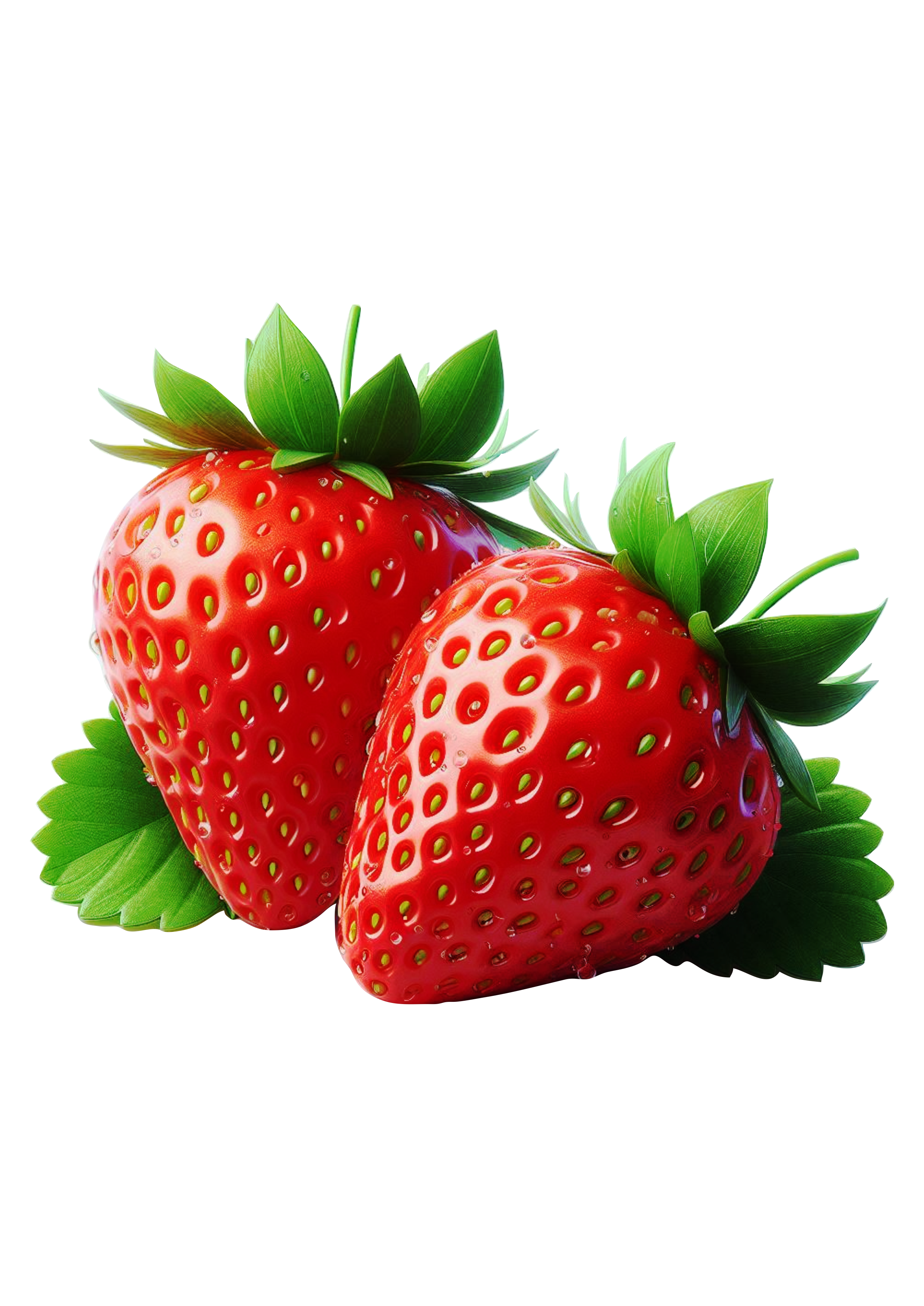 Strawberry Illustration in PNG: Ideal for Creative Projects