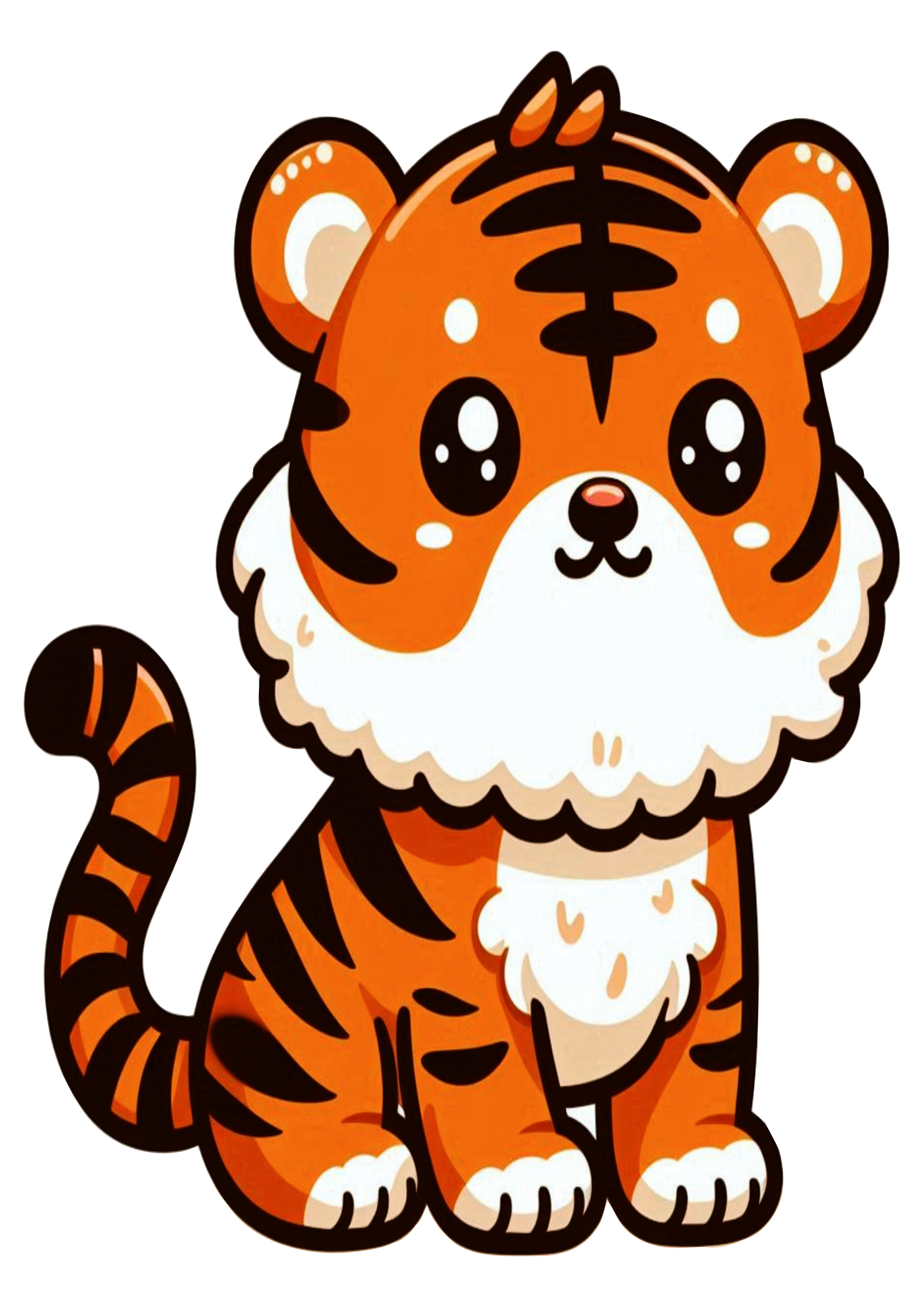 Tiger Drawing: Perfect for Safari-Themed Decorations PNG