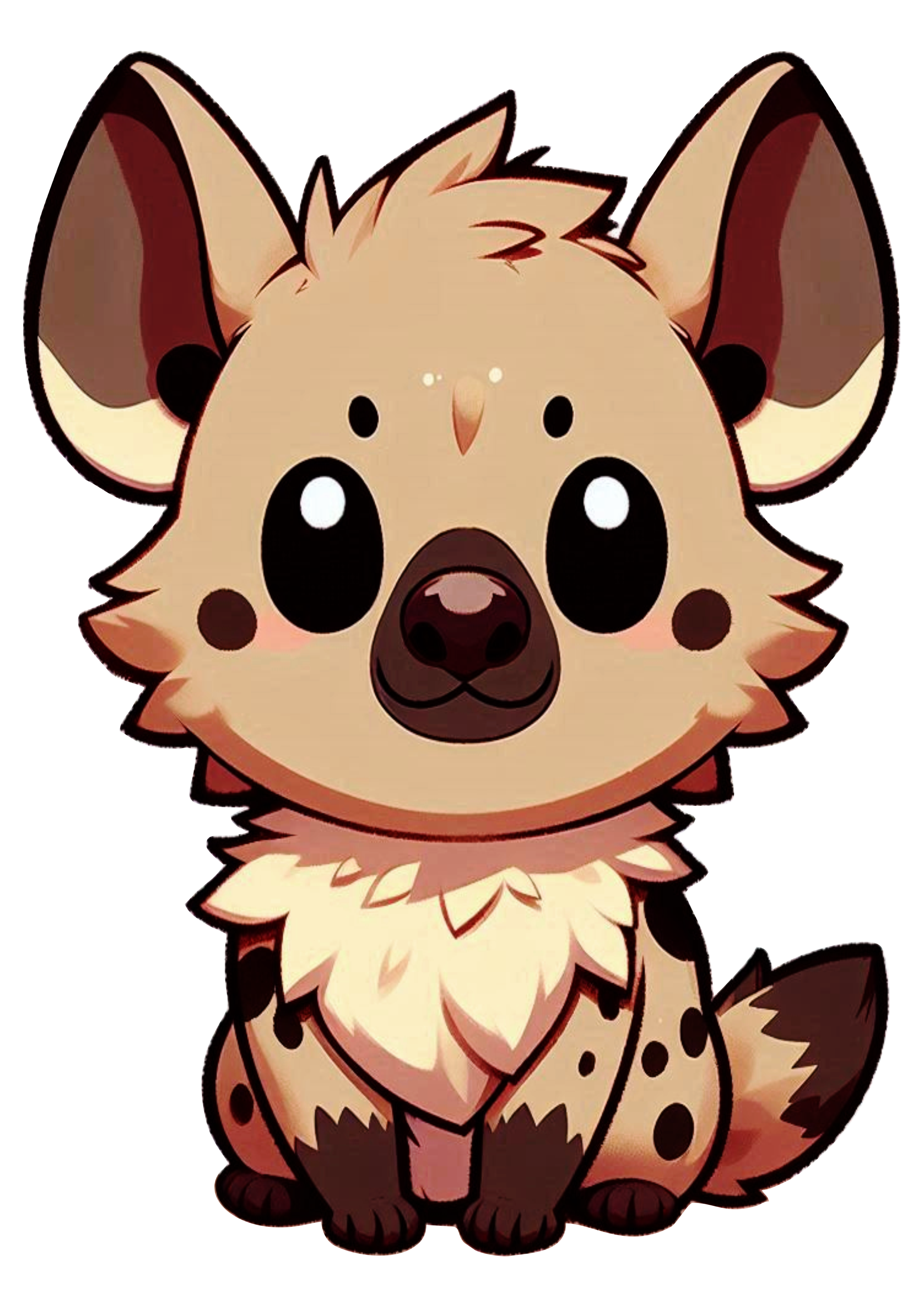 Hyena Drawing: Stylish Safari-Themed Decor PNG