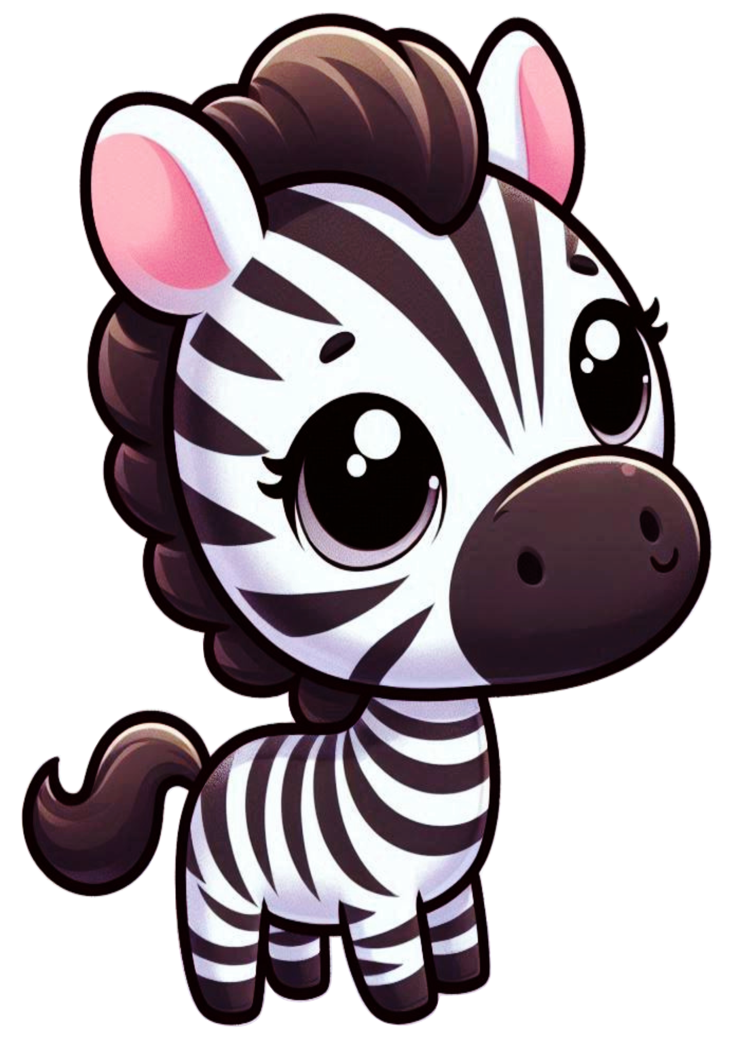 Zebra Art: Ideal for Safari-Themed Projects PNG