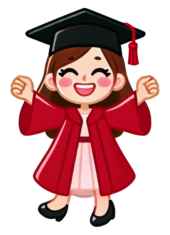 Graduation Gown Academic Dress cartoon2