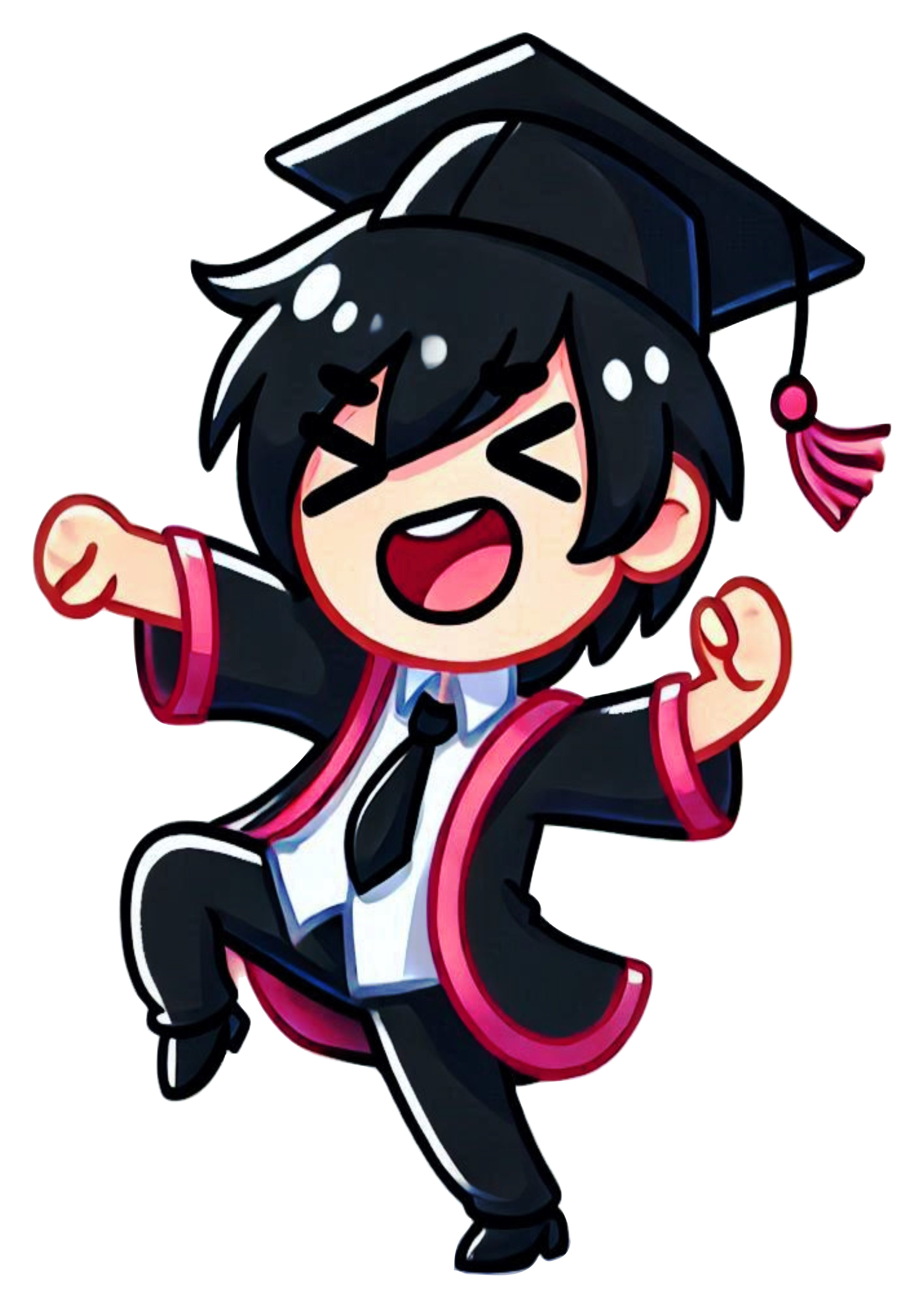 Young emo boy graduation outfit free download PNG