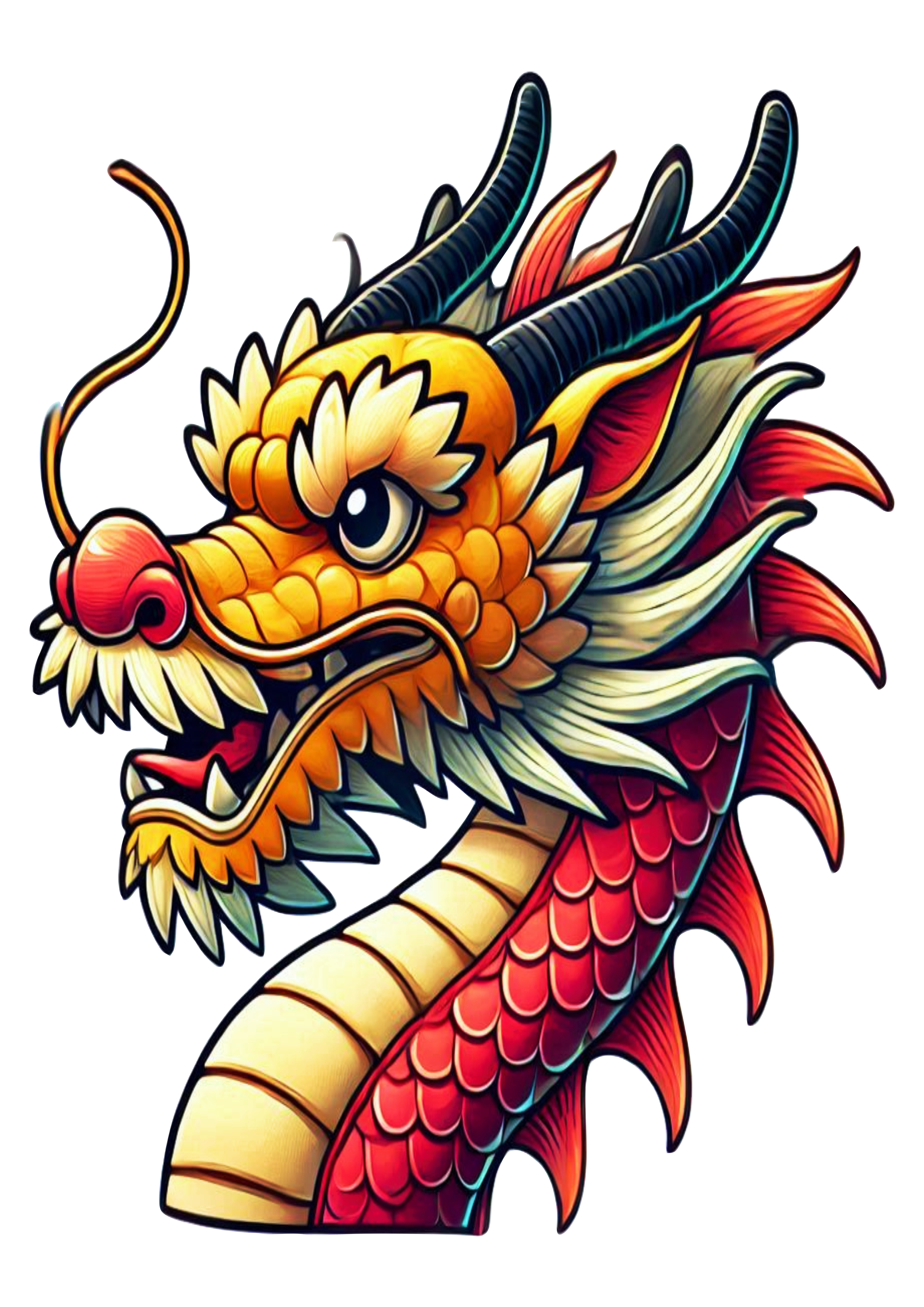 Chinese New Year Dragon: PNG Art for Creative Projects