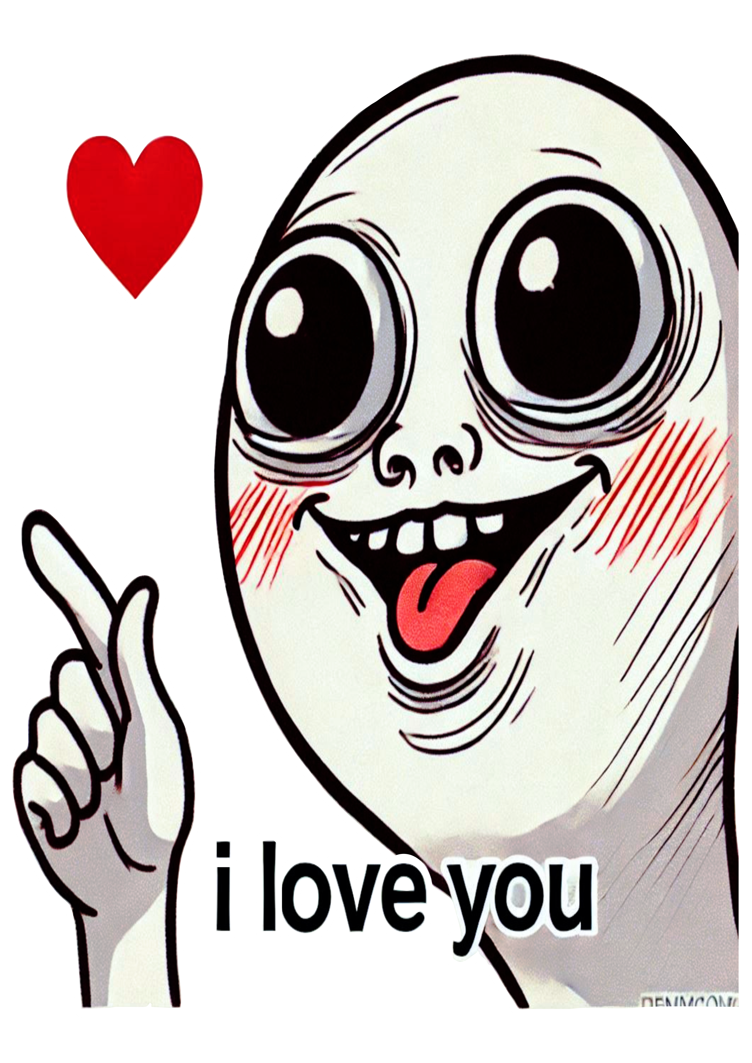 Funny Derp Face Meme for Valentine’s Day Hilarious PNG for Fun and Creativity