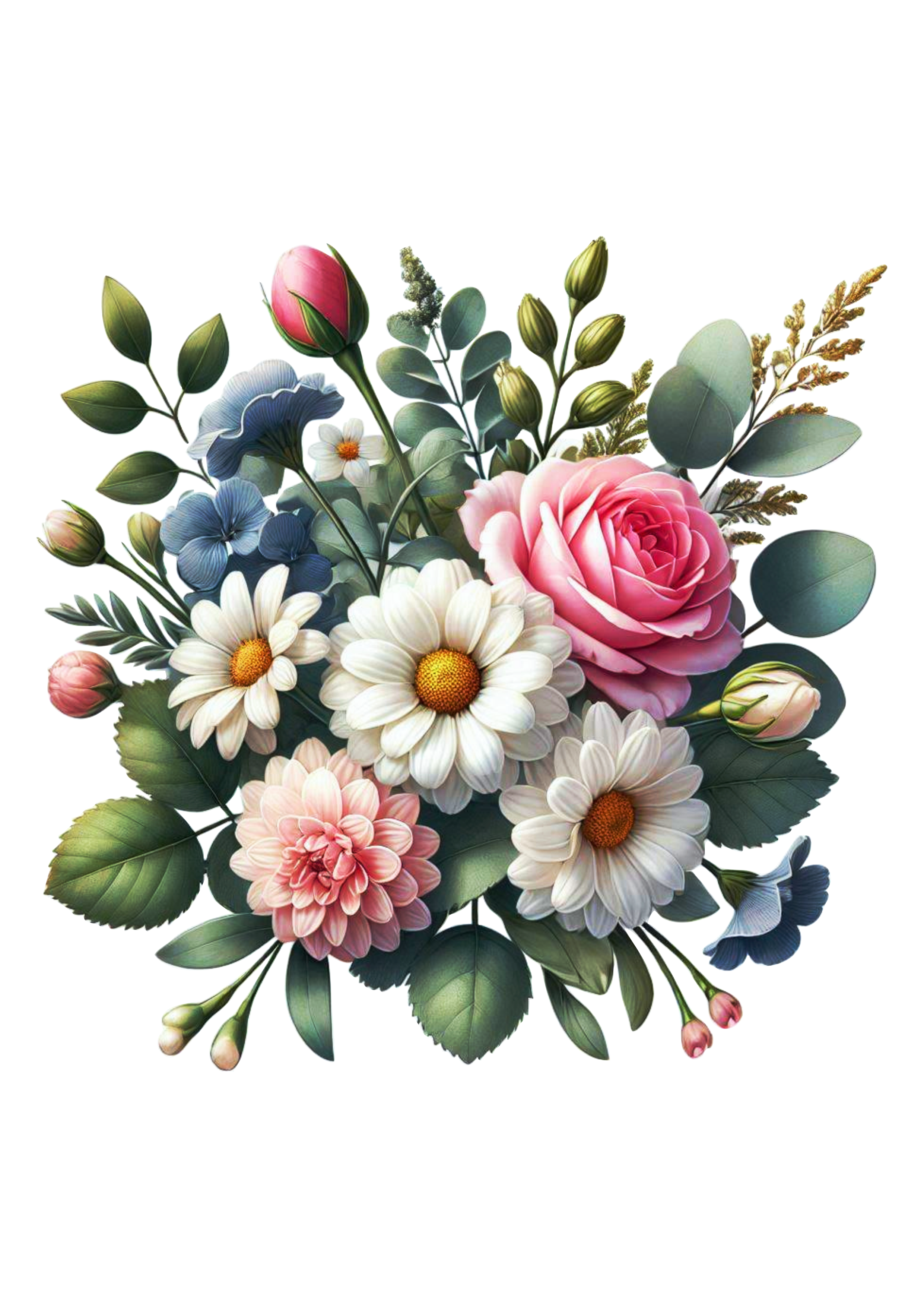 Flower arranging nature decor PNG