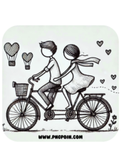 girlfirend and boyfriend bike love1