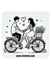 girlfirend and boyfriend bike love3