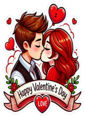 happy valentine’s day cut couple3