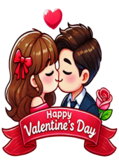 happy valentine’s day cut couple7