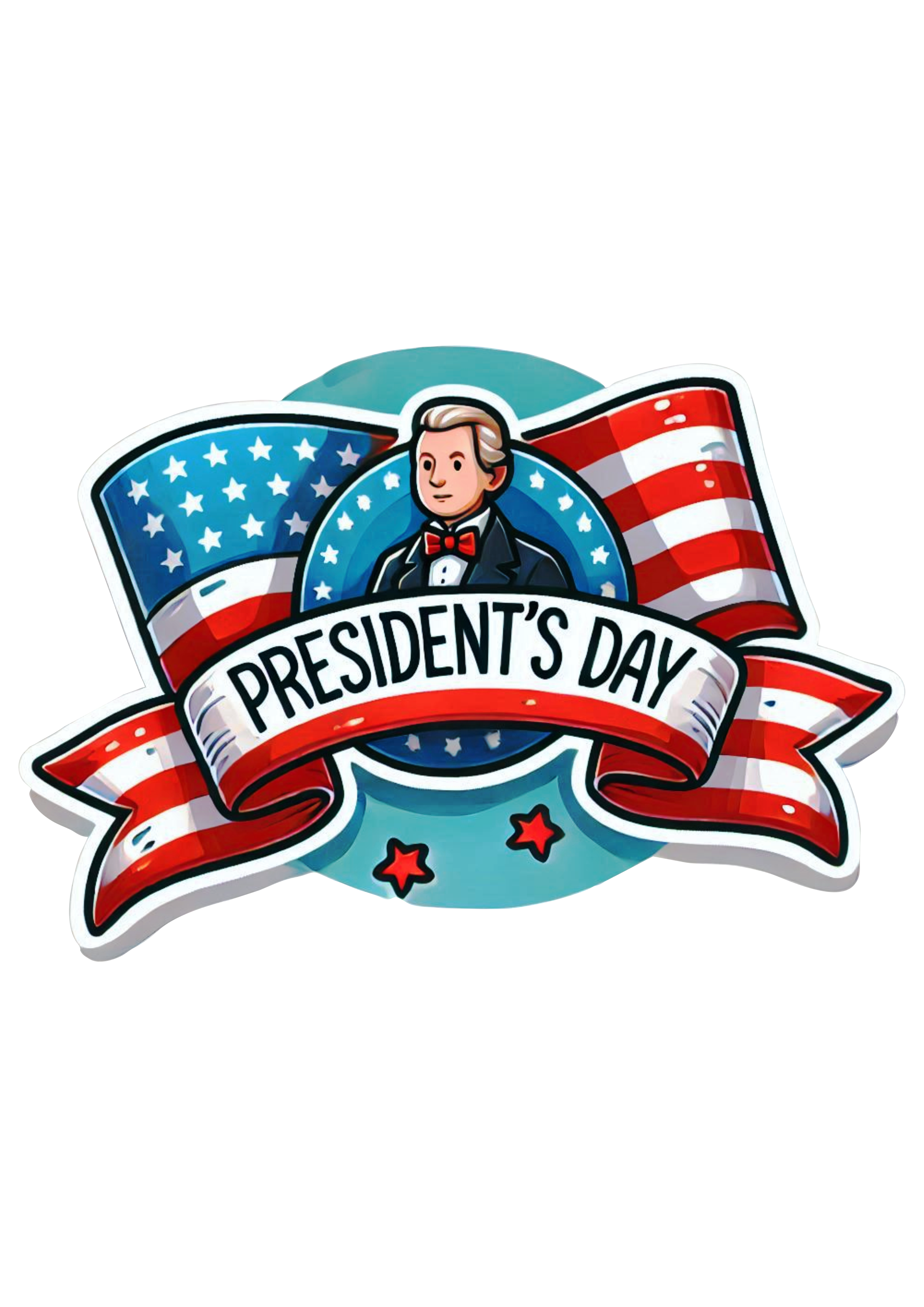 American Presidents Day logo PNG