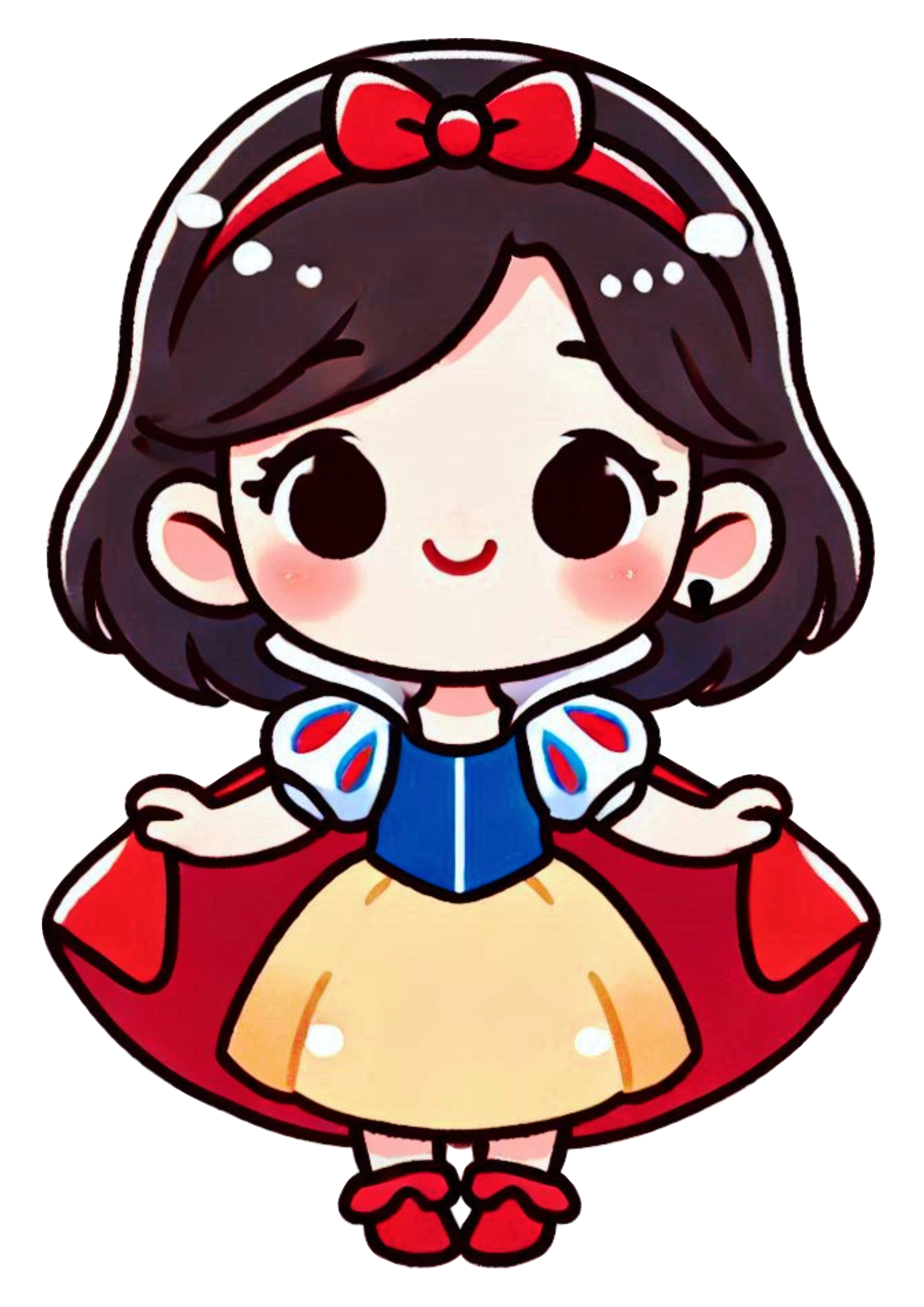 Snow white illustration PNG