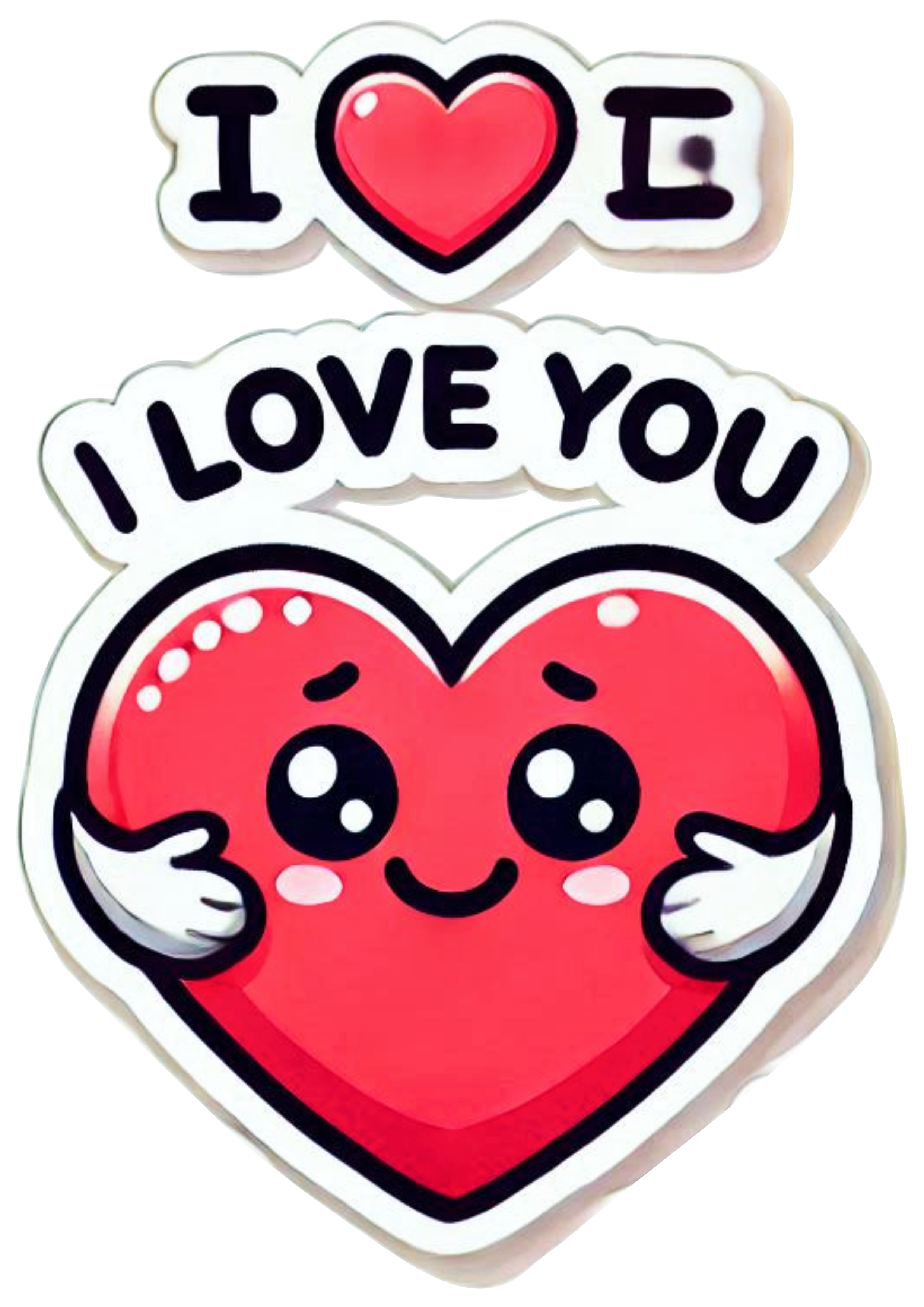 Heart for decoration valentines day i love you cartoon simple drawing free design illustration PNG