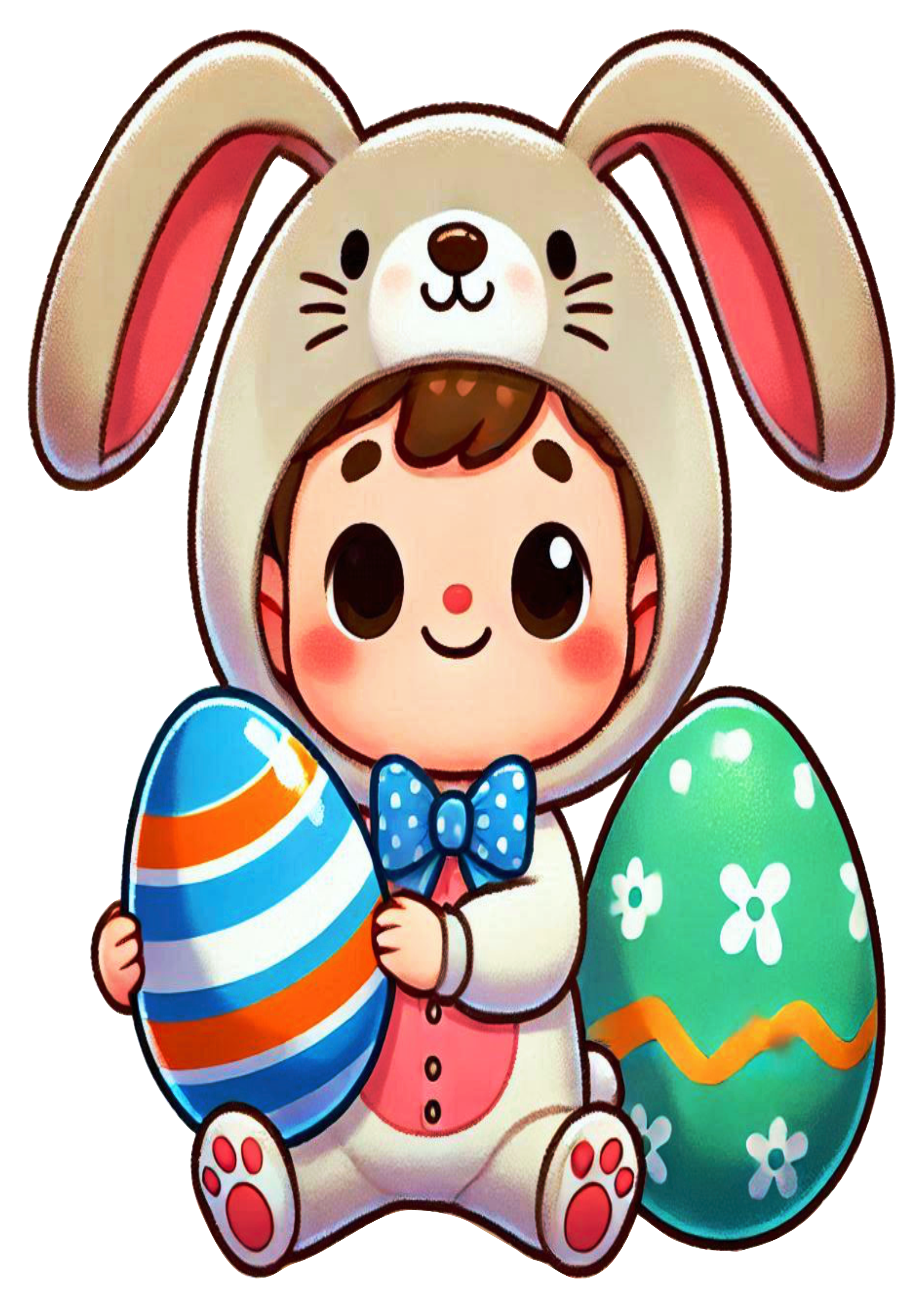 Baby Easter illustration PNG