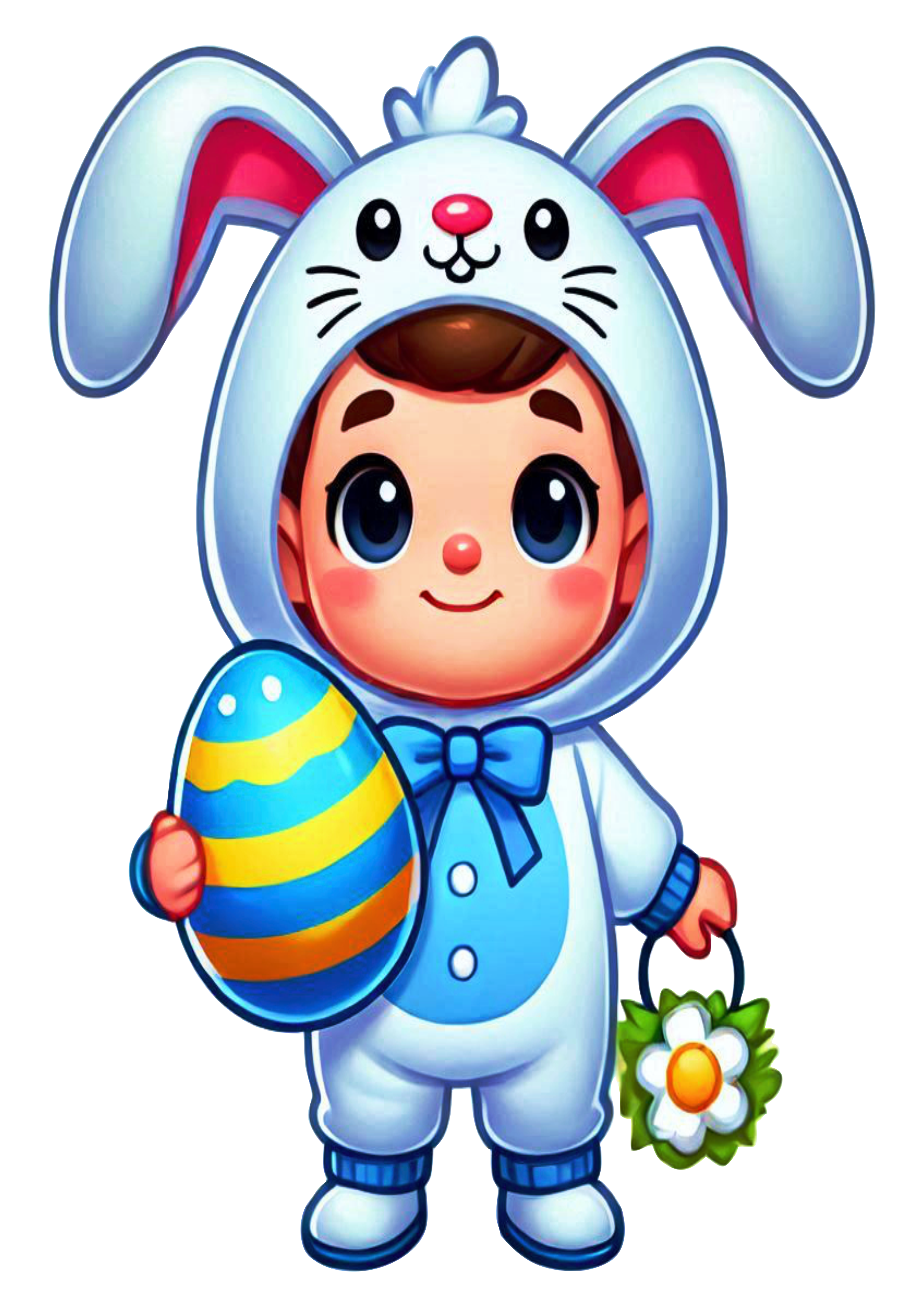 Baby happy easter simple design with eggs transparent background drawing illustration clipart PNG