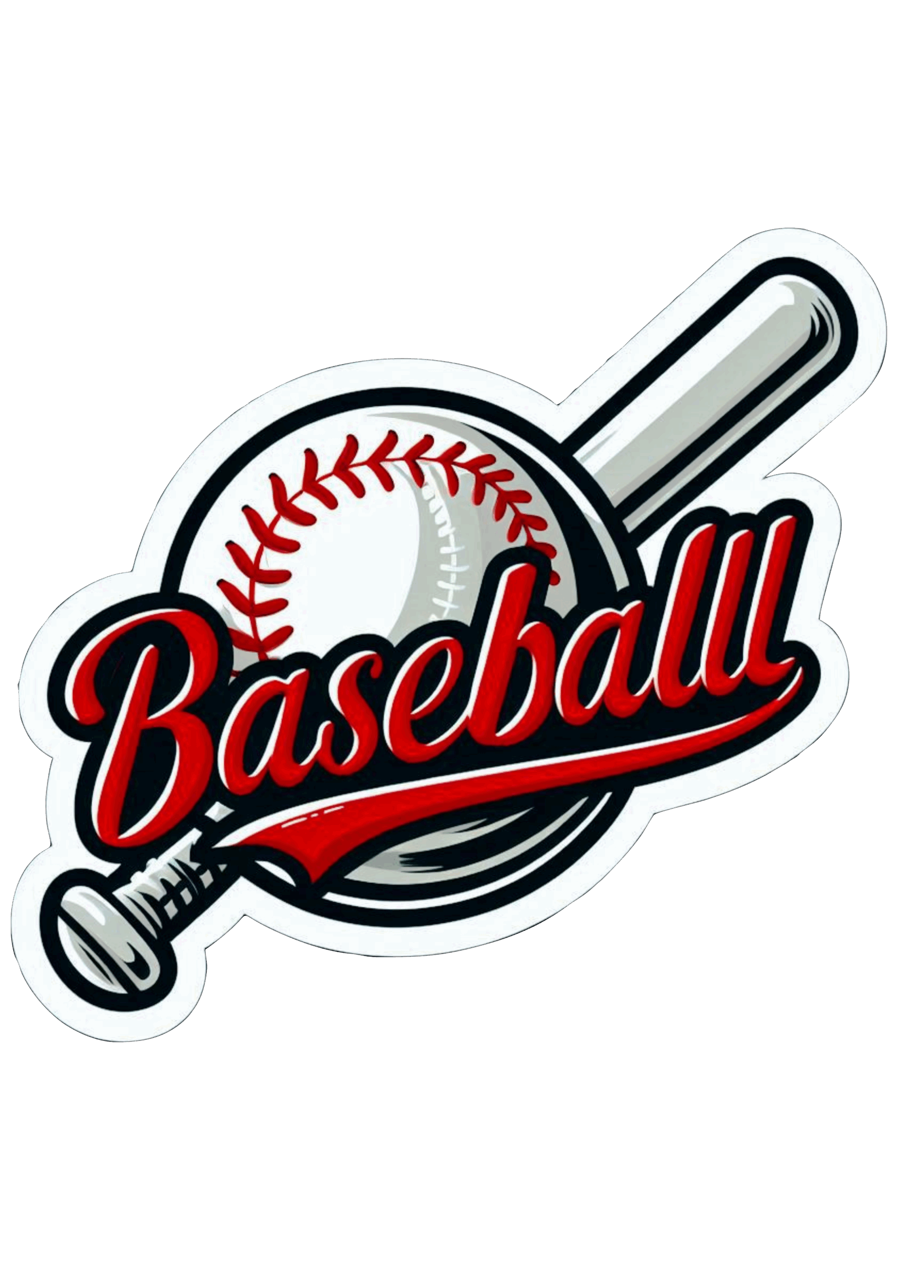 Baseball Logo PNG Image Clean and Modern Style